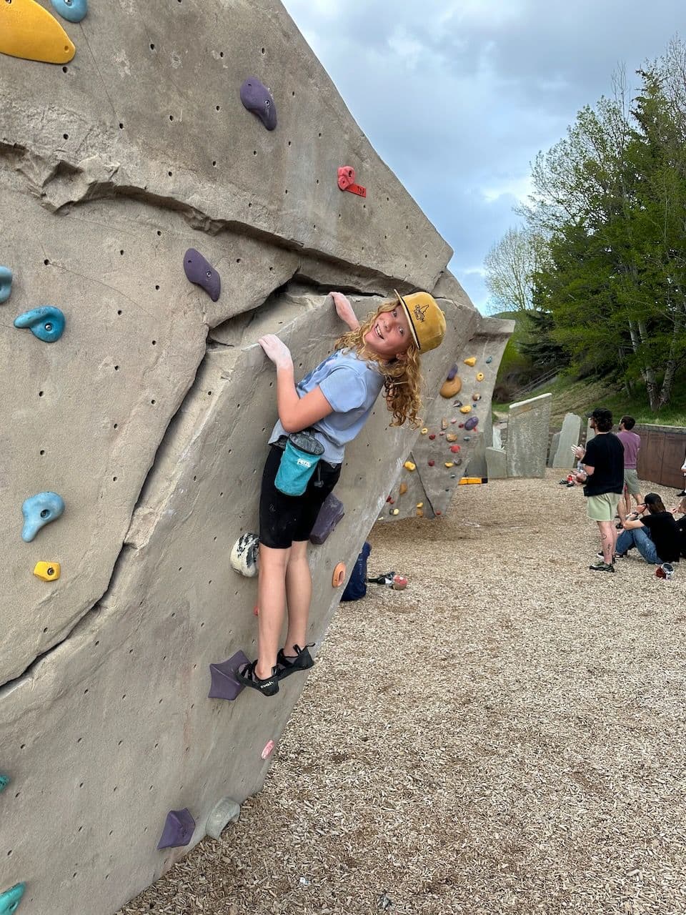Girl competing at the Town Pump, Jackson Wyoming